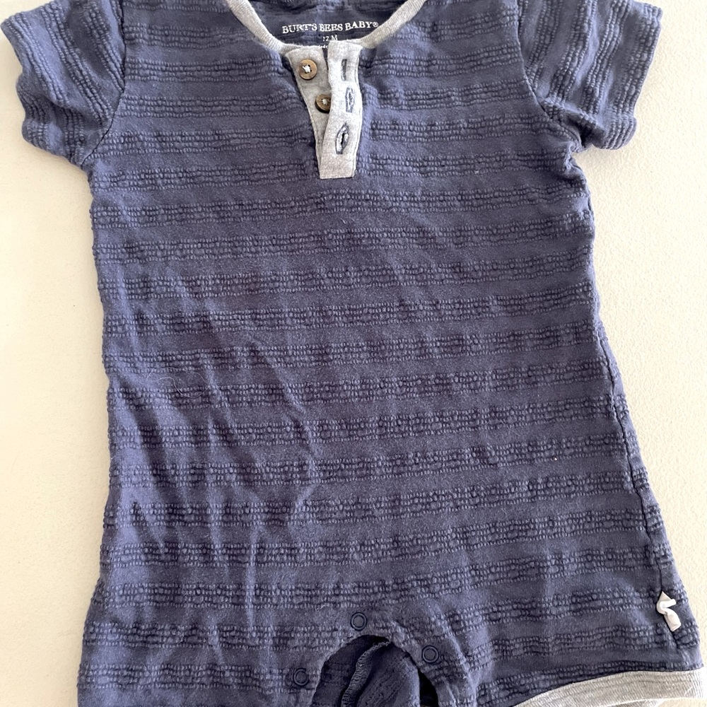 Burts bees 12 month romper